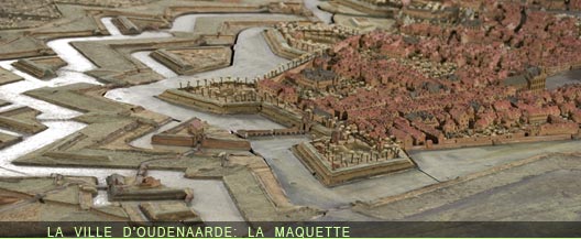 la maquette de la ville d'Oudenaarde